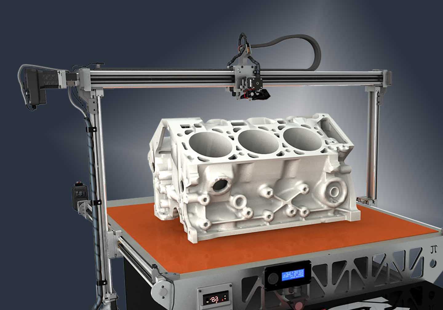 Metal 3D printing processing